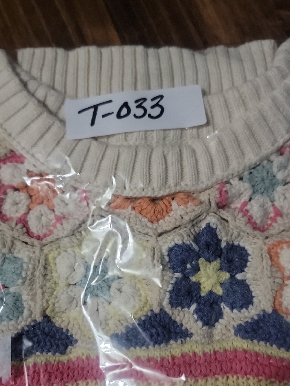 American Eagle Crocket Knit Tank Top Medium | Striped Boho Summer Sweater Vest - Picture 8 of 8